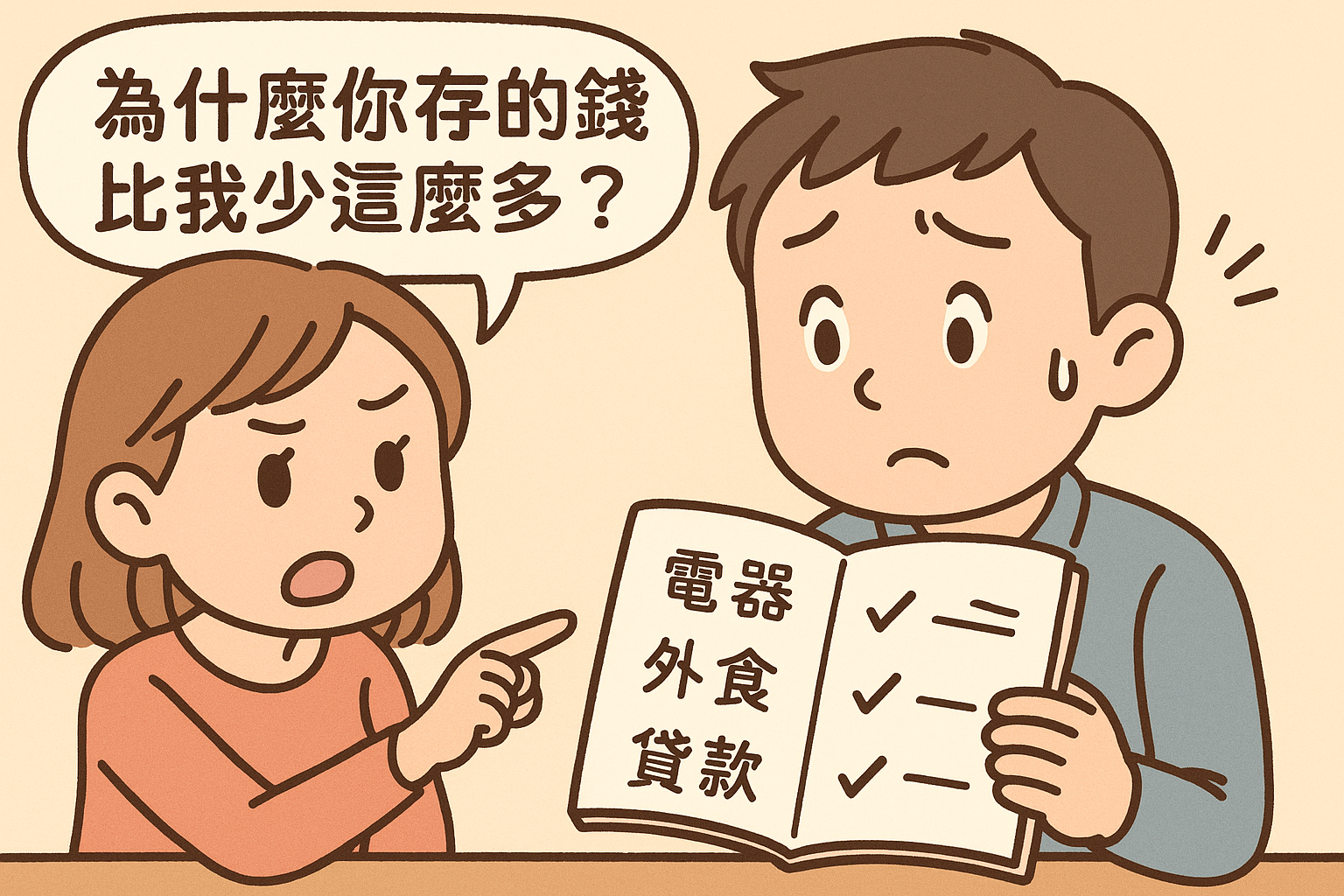 老公被老婆 review 存款