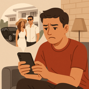 名利遊戲與社群媒體的比較天花板，造成了現代人的金錢焦慮